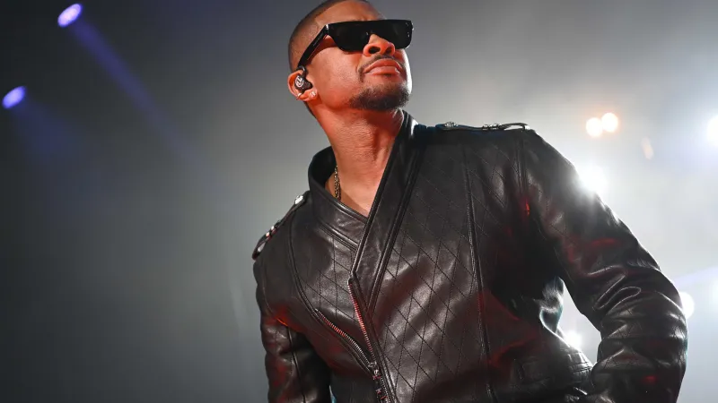 Usher 4K wallpaper, Live concert