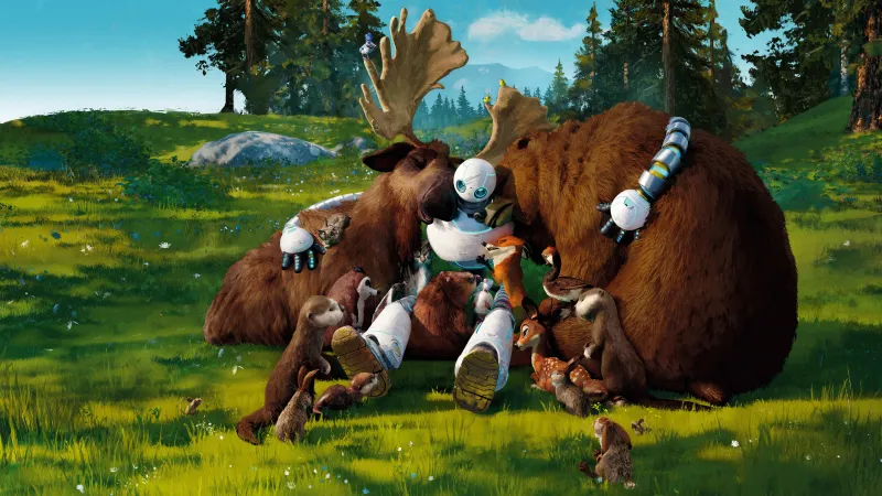 The Wild Robot, 5K wallpaper, Animation movies, 2024 Movies