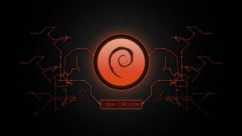 Linux wallpaper, Debian, 5K wallpaper