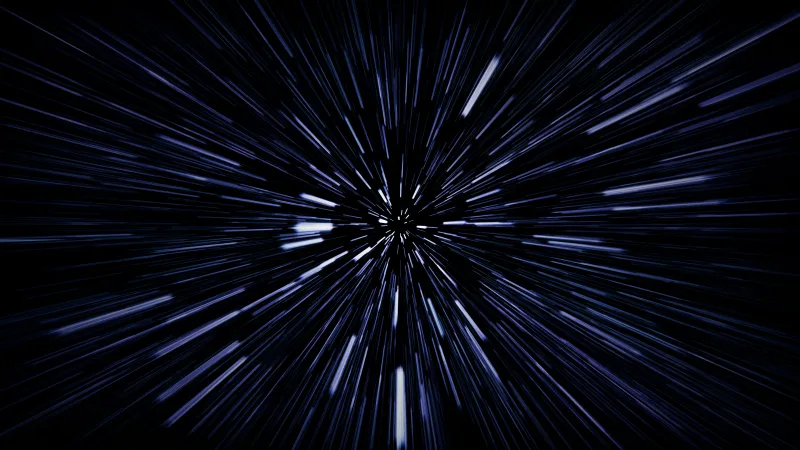 Hyperspace, Warp, Dark aesthetic, 5K wallpaper, Space Travel