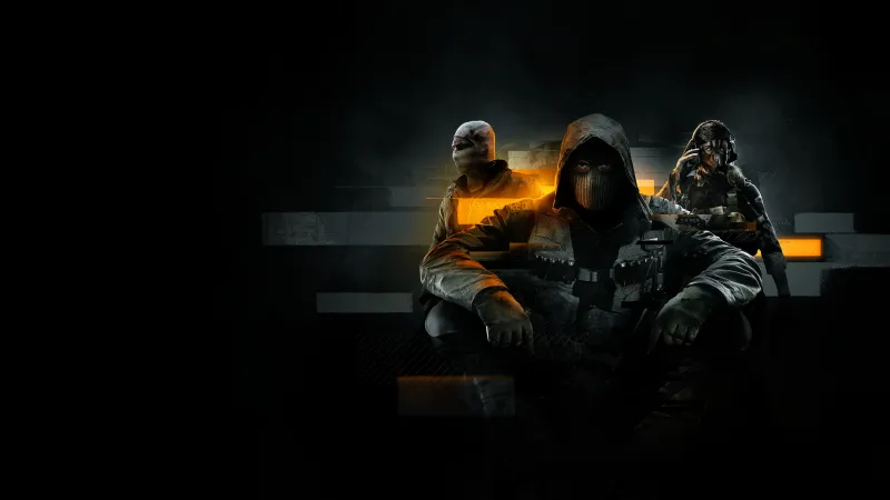 Call of Duty: Black Ops 6, Game Art wallpaper 4K, Dark background, PlayStation 5, Xbox Series X and Series S, PlayStation 4, Xbox One, PC Games