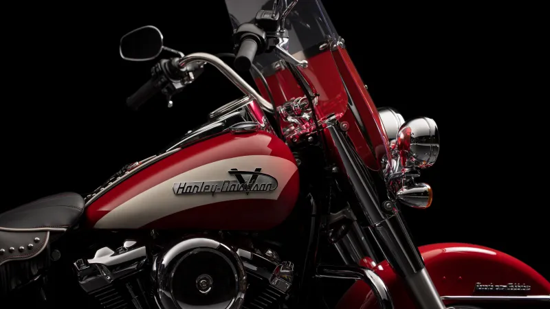 Harley-Davidson Hydra-Glide, Black background 8K, AMOLED wallpaper