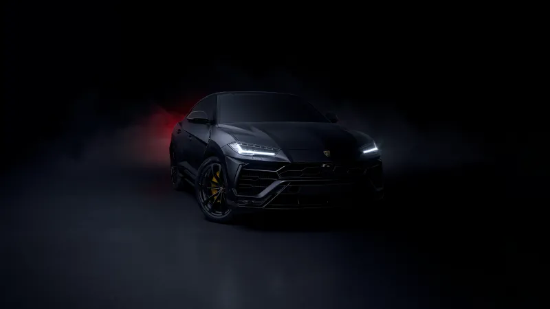 Lamborghini Urus, Dark aesthetic wallpaper 8K