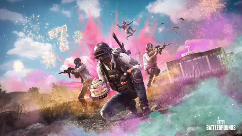 PUBG 4K wallpaper, Anniversary, Key Art