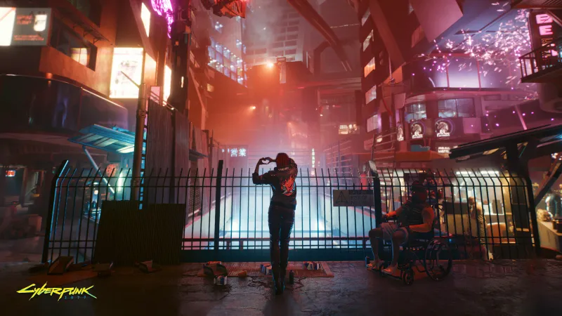 V (Cyberpunk), Love heart, Cyberpunk 2077