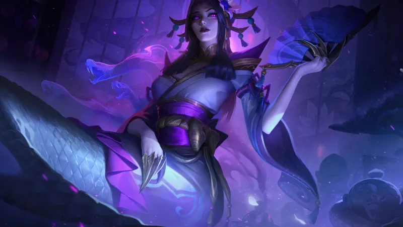 Spirit Blossom Cassiopeia, League of Legends, Purple aesthetic