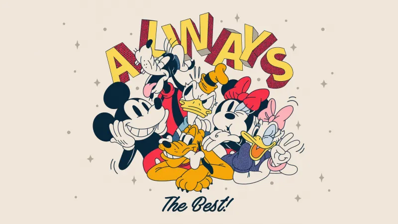 Mickey Mouse and Friends, Always The Best, Donald Duck, Goofy, 5K wallpaper