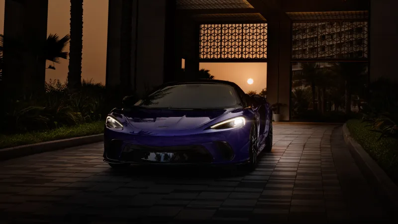 McLaren GTS, Night, 8K Dark background