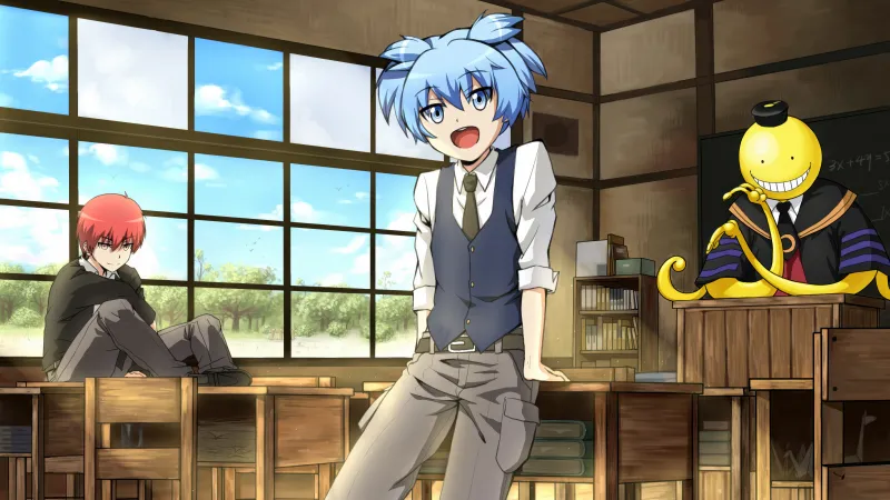 Assasination Classroom, Nagisa Shiota, Korosensei
