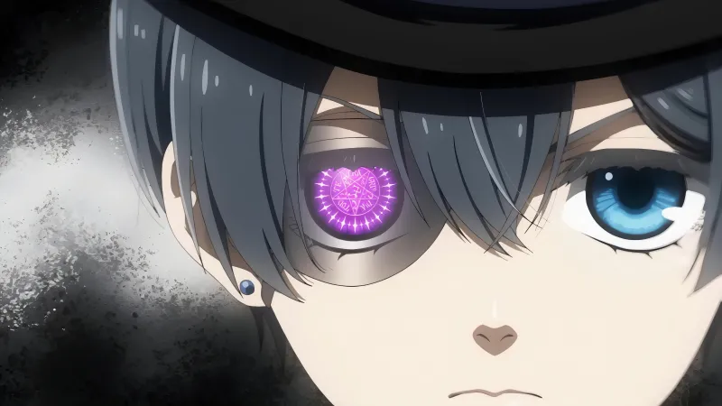 Ciel Phantomhive, Kuroshitsuji (Black Butler), 5K wallpaper