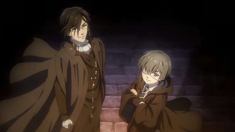 Sebastian Michaelis, Ciel Phantomhive, 4K wallpaper, Kuroshitsuji (Black Butler)
