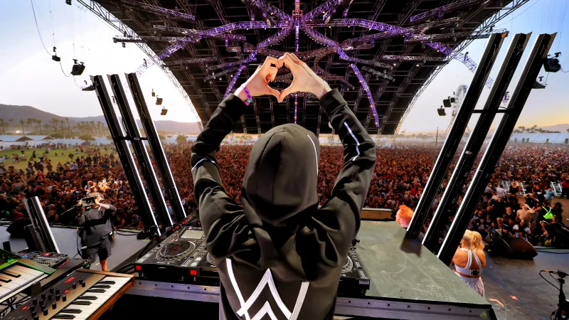 Alan Walker Live concert, 5K wallpaper