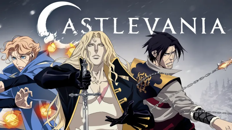 Castlevania wallpaper, Alucard, Sypha Belnades, Trevor Belmont