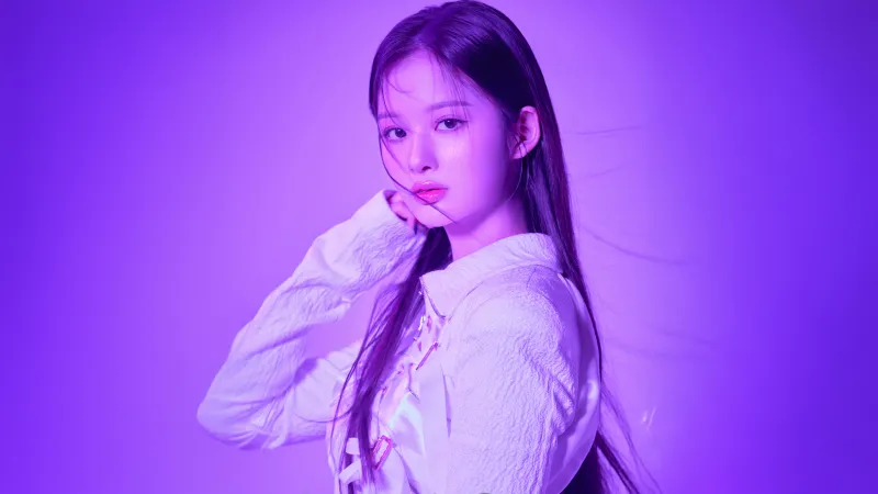 Sullyoon, NMIXX, Purple aesthetic wallpaper