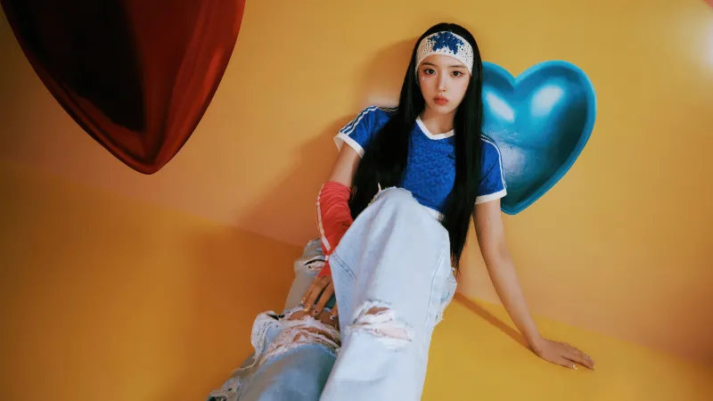 Jiwoo, NMIXX, kpop wallpaper