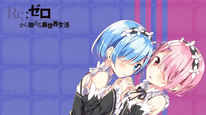 Ram & Rem Wallpaper, Re:Zero, 5K