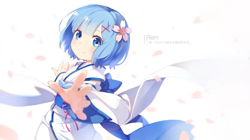 Cute Anime Girl Wallpaper, Rem, Re:Zero