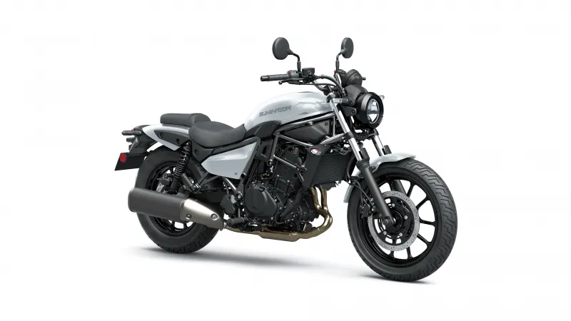 Kawasaki Eliminator 500, Cruiser motorcycle, White background, 2025, 8K wallpaper