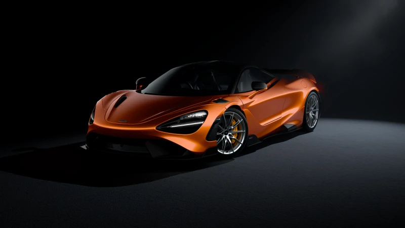 McLaren 720S, Dark background 4K