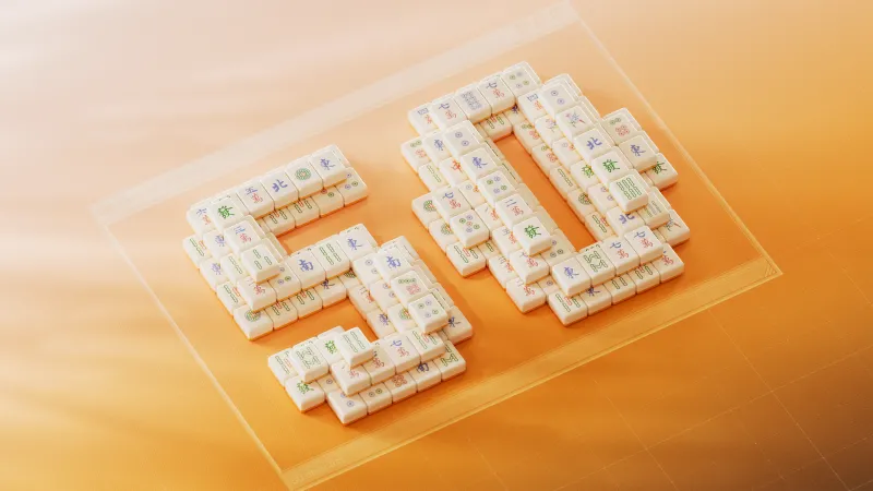 Microsoft Mahjong Wallpaper, 50th Anniversary, Microsoft Windows, 5K Resolution