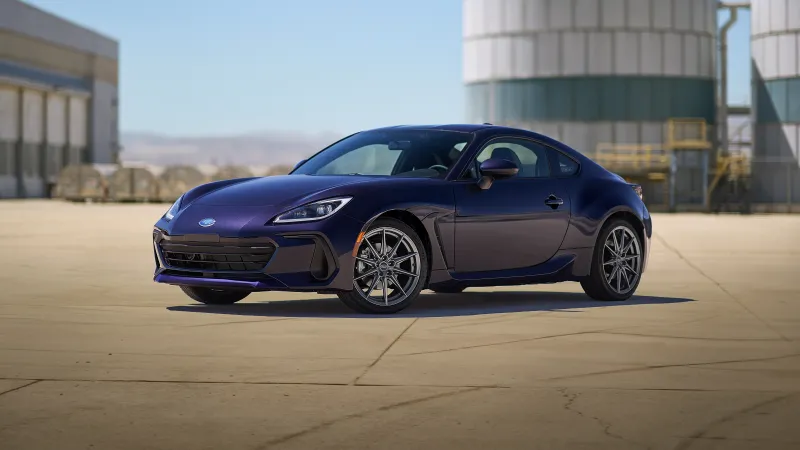 Subaru BRZ wallpaper, Purple sports coupe, 2025, 8K