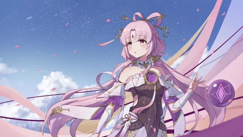 Fu Xuan, Honkai: Star Rail, Anime girl, 5K wallpaper