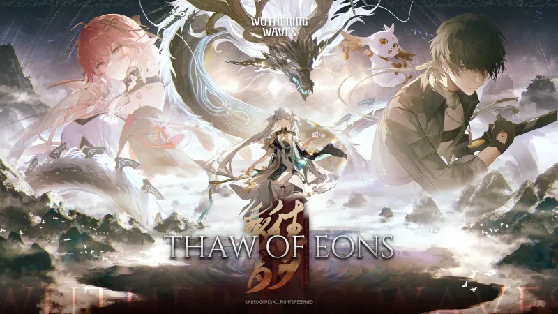 Wuthering Waves Thaw of Eons, Video Game wallpaper 4K