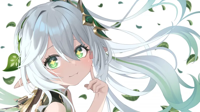Nahida, Anime girl, Genshin Impact, 5K wallpaper
