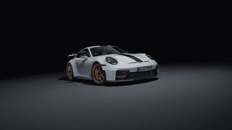 Porsche 911 GT3 Weissach Package, Dark background 8K