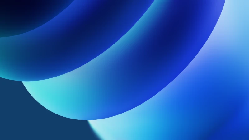 Ultrawide blue curves wallpaper, Gradient, Abstract