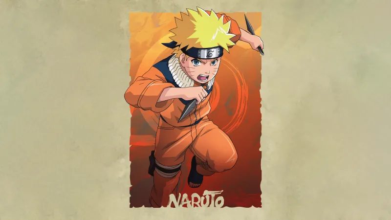 Naruto Uzumaki Poster, 5K wallpaper