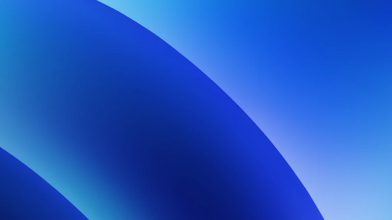 Layers Blue gradient, Blue background 4K