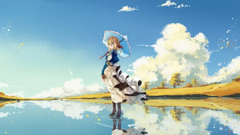 Violet Evergarden 4K wallpaper