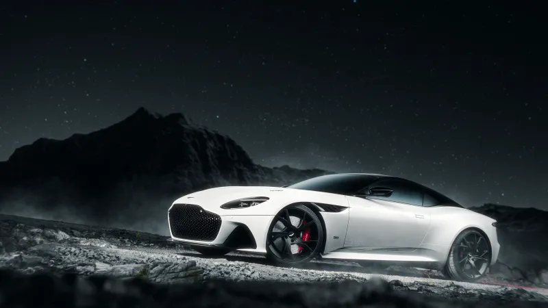 Aston Martin DBS Superleggera, Dark background 5K