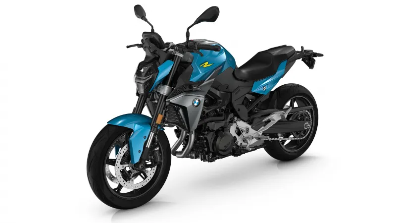 BMW F 900 R, Blue naked bike, White background, 2025, 4K wallpaper