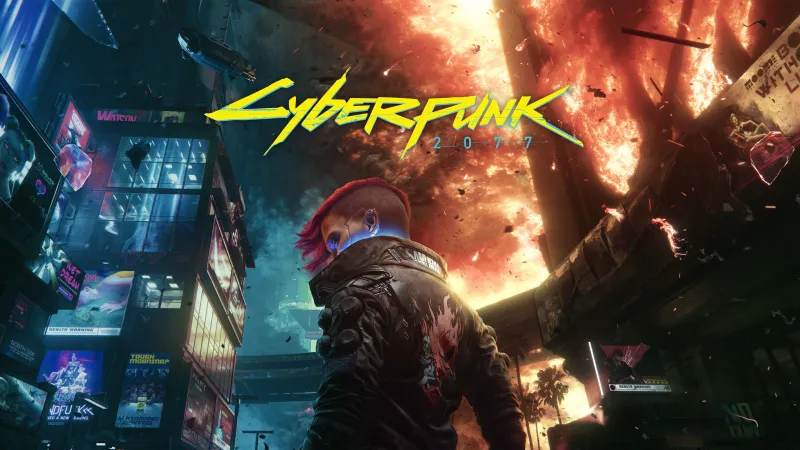Badass Female V, Cyberpunk 2077 Cover Art