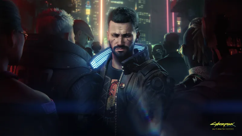 Male V (Cyberpunk) Ultimate Edition, Cyberpunk 2077, 5K wallpaper