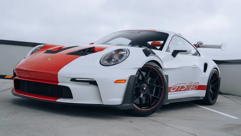 Porsche 911 GT3 RS, Vertical wallpaper 5K