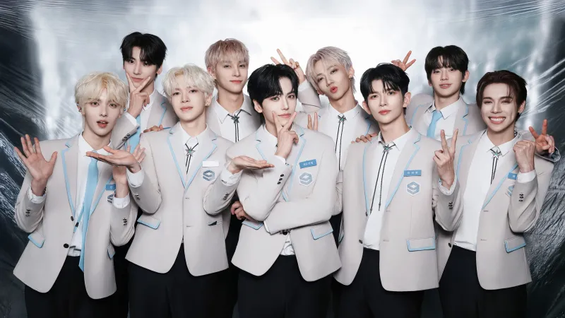 POLARIX, South Korean boy band, K-Pop singers, School uniforms, 5K wallpaper