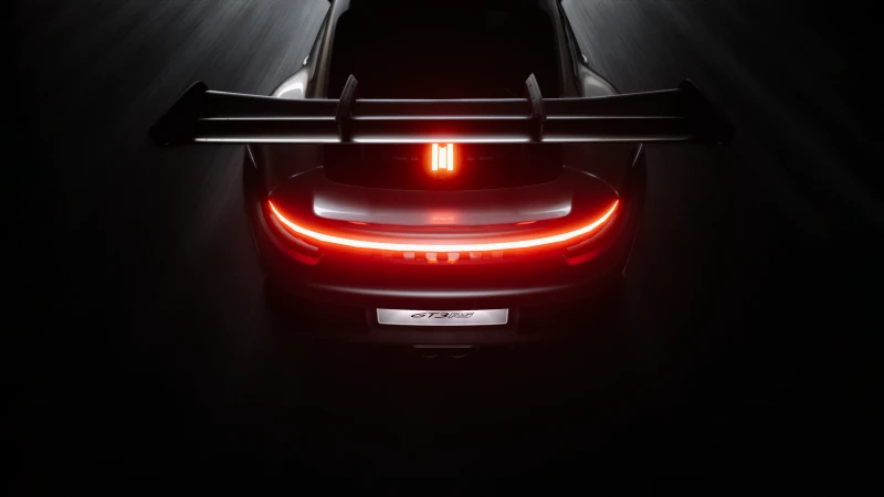 Porsche 911 GT3 RS, Dark aesthetic wallpaper 4K