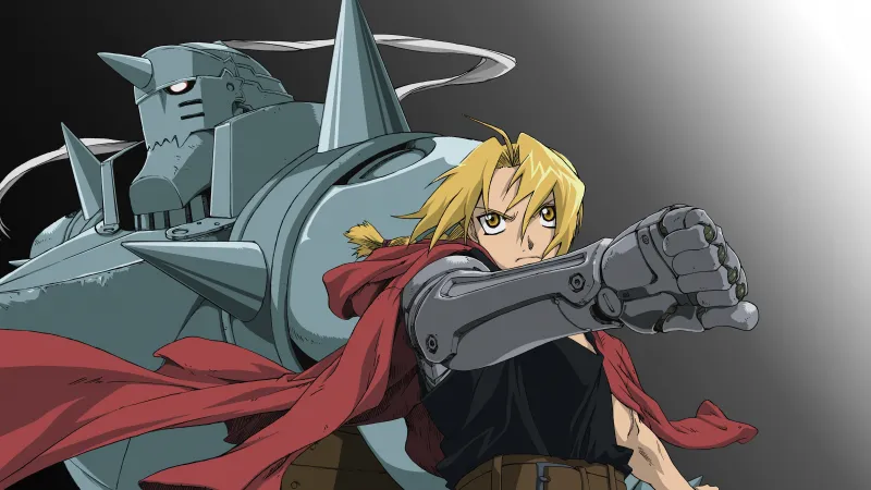 Elric brothers, 8K wallpaper, Alphonse Elric, Edward Elric, Fullmetal Alchemist