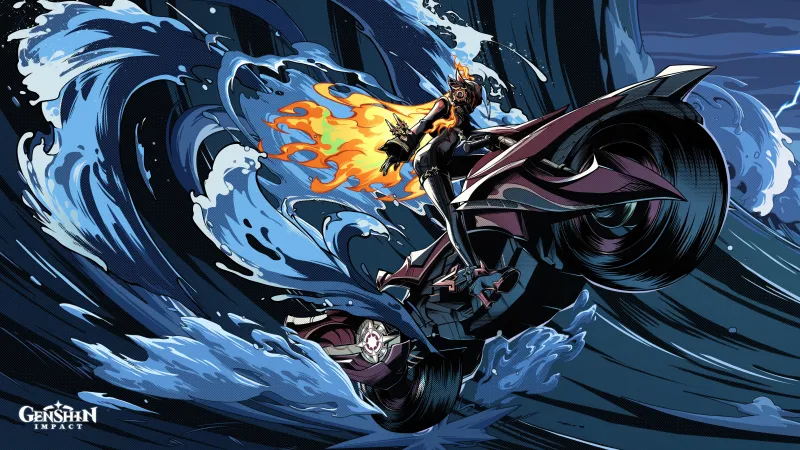Mavuika, Genshin Impact, 5K wallpaper