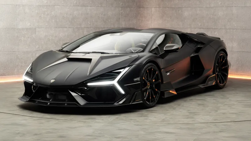 MANSORY Initiate Lamborghini Revuelto, 8K background
