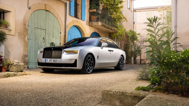 Rolls-Royce Black Badge Ghost Aesthete, 8K wallpaper
