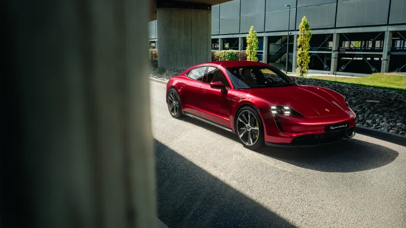Porsche Taycan Turbo S, 4K wallpaper