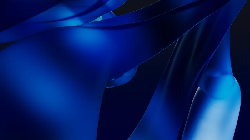 Dark blue Windows 11 Fluidic