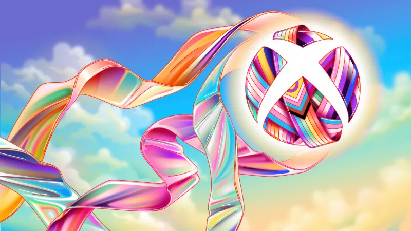 Xbox Pride ribbon, 5K wallpaper
