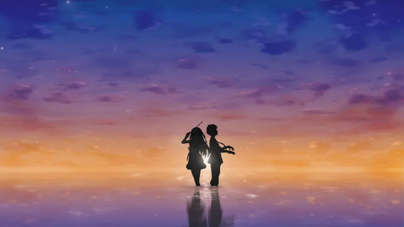 Your Lie in April, 5K wallpaper, Kosei Arima, Kaori Miyazono