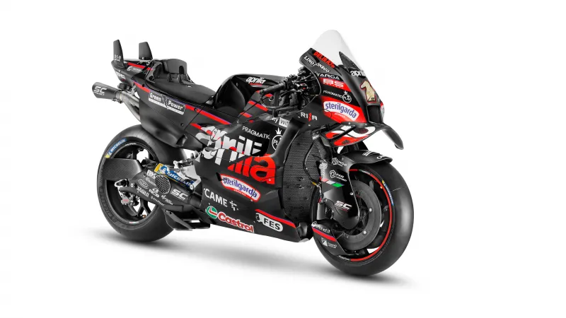 Aprilia RS-GP25, MotoGP 2025, Race bikes, White background, 4K wallpaper