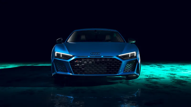 Audi R8, Dark aesthetic wallpaper 4K